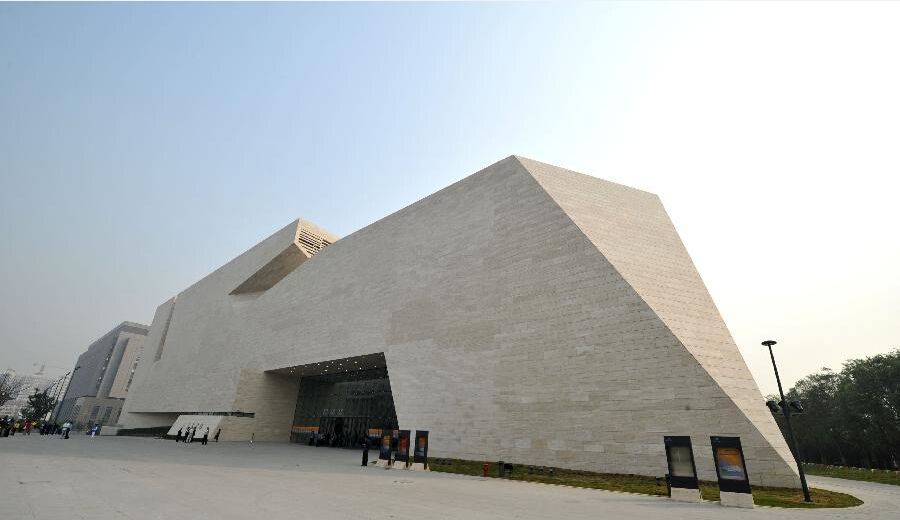 山東美術館室內室外及景觀亮化-景觀工程