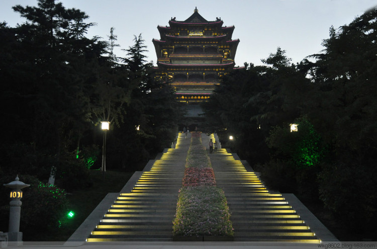 威海環翠樓亮化